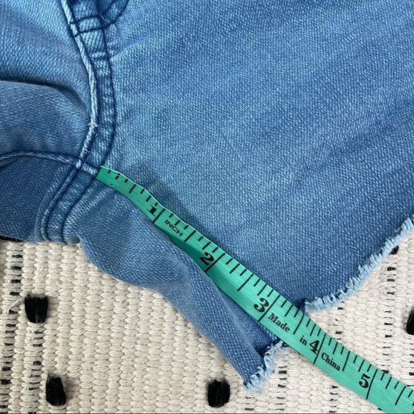 American Eagle Outfitters Hi Rise Shortie Blue 0 - Picture 8 of 8